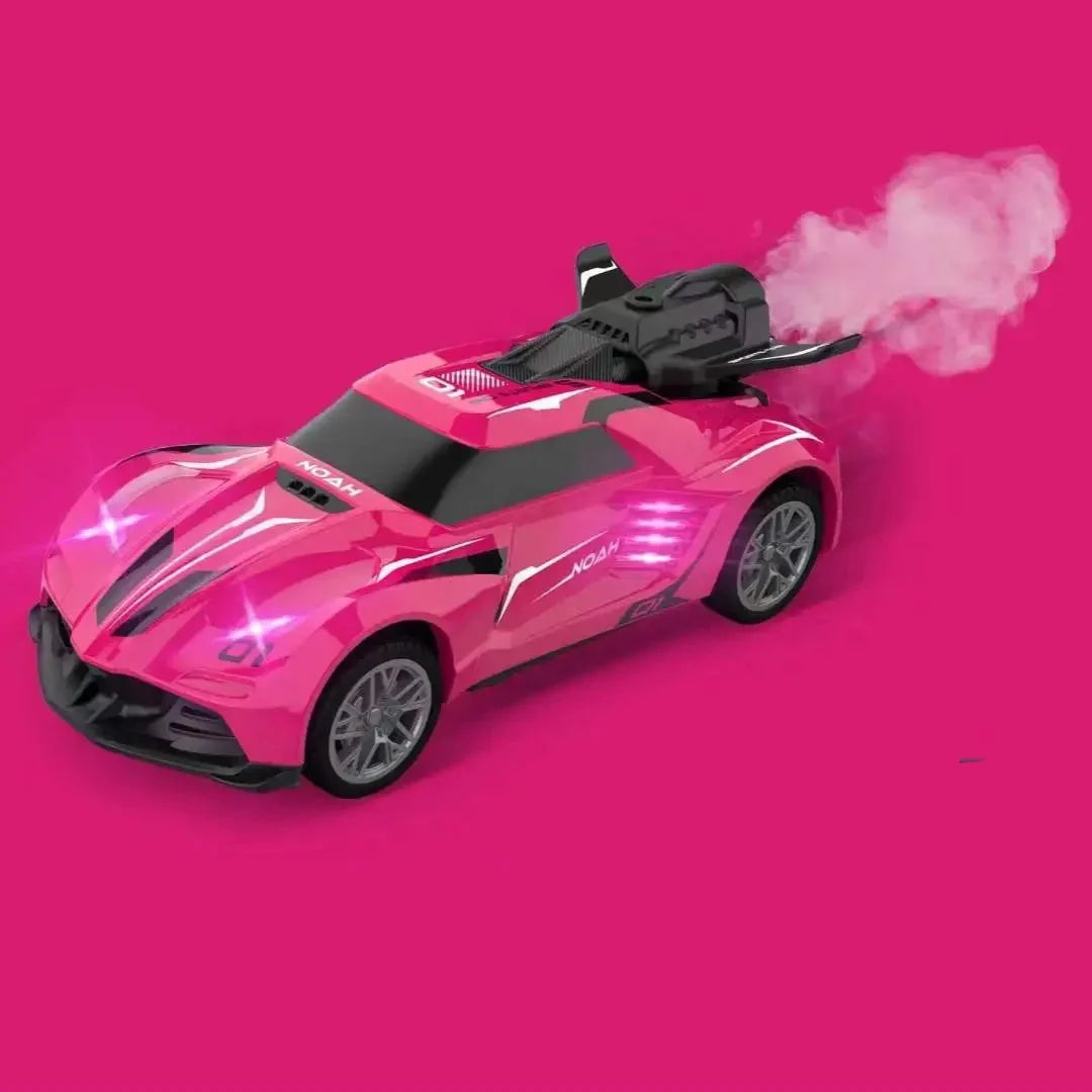 Lamborghini Remote Control Car with LED Lights & Spray – 1:24 Scale Stunt RC Car for Kids