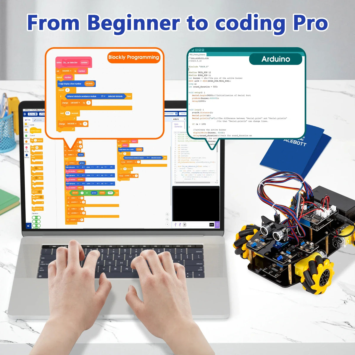 Arduino Remote Control Car – Smart STEM Programming Project Kit