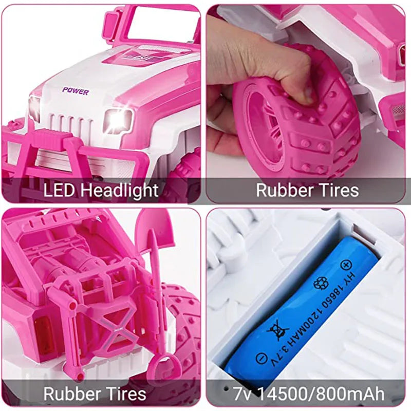 Barbie Remote Control Car - 1:12 4WD Off-Road Vehicle